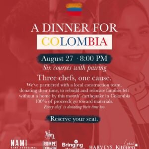 DINNER FOR COLOMBIA